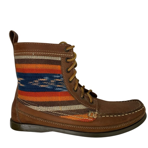 Steven by Steve Madden Samosa Leather Moccasin Boot, Tribal, Rodeo, Aztec Sz 9.5 - Picture 3 of 9